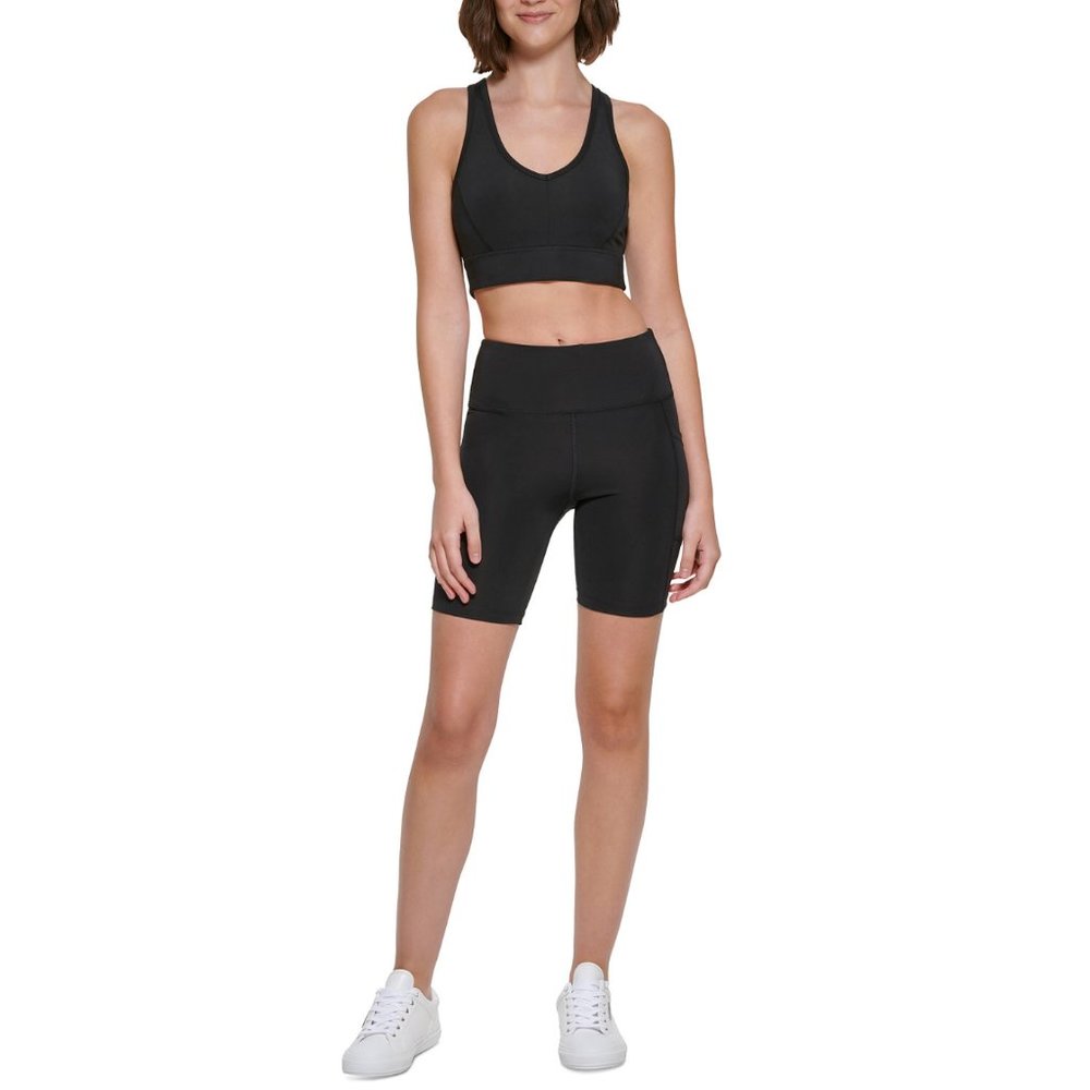 Calvin Klein Performance Women Medium Impact Workout Sports Bra Size S | M Black